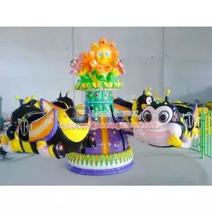 Indoor and Outdoor Waterproof Children's Lift Rotary Aircraft Rotating Small Bee Play Equipment thumbnail-2