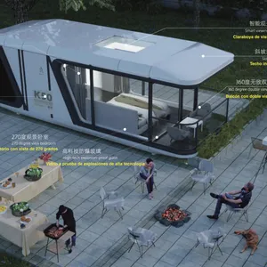 Apple Luxury House Cabin Outdoor Modern Popular Prefab House Mobile Working House Office Casa Capsula thumbnail-2