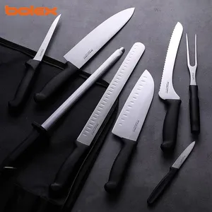 Chef Cook Knife Set Kit Culinary School Kitchen BUTCHER Slaughter HUNTING FISHING ANGLER BBQ KNIVES SETS ROLL BAG KIT CHINA Chino BONING CIMETER SHARPENING STEEL BUTCHERING SLAUGHTERING thumbnail-3