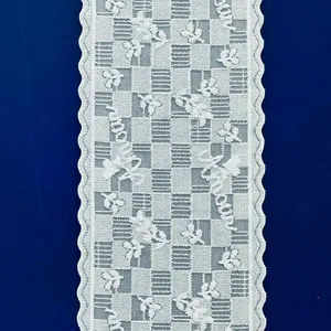 Factory Sale Lace Realm Floral Stretchy Lace Elastic Trim Fabric for Garment & DIY Craft Supply thumbnail-1
