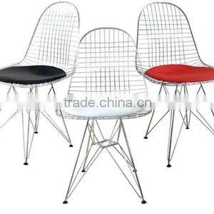 DKR Wire Chair Dining Room Modern Metal Chair thumbnail-1