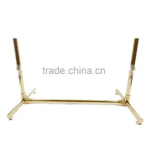 Fashional Metal Titanium Gold Clothes Display Stand Clothes Display Holder thumbnail-3