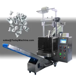Automatic Bolt Screw Nail Nut Accessories Bag Counting Sealing Packing Machine With Vibrating Plate thumbnail-2