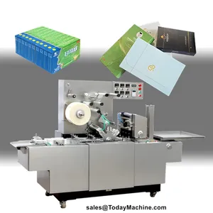 Automatic Perfume Soap Cosmetic Box BOPP Film Transparent Membrane 3D Cellophane Wrapping Machine thumbnail-4
