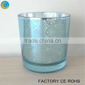 Christmas Red Glass Candle Jar Shades / Table Top Candelbra / Jar for Candles Wholesale Quality Choice thumbnail-3