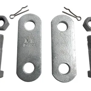 Hot Dip Galvanized Parallel Hanging Plate P-12 P-7 Double Eye Connection Cable Power Fittings thumbnail-2