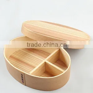 Natural Solid Wooden Food Lunchbox thumbnail-1
