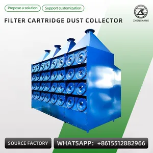 Pulse Jet Cartridge Dust Collector Industrial Filter Cartridge Dust Removal Machine thumbnail-4
