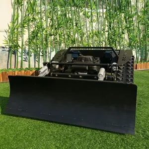 CE EPA Euro 5 Gasoline Engine Fast Weeding Tracked Remote Control Mowing Robot thumbnail-3