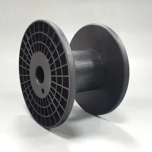 Professional Industrial Long-Term Wire Drum Spool Plastic Custom Loop H-shaped Steel Wheel Power Cord Pulley Moulding Processing thumbnail-4