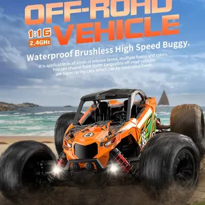 UJTOYS 1:16 High Speed 36km/h Remote Control Powerful Buggy off Road Rock Crawler Toys Stuck 2.4G RC Car for Kids Adults thumbnail-1