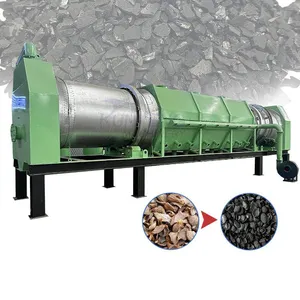 Biochar Pyrolysis Machine Carbonization Stove Coffee Grounds Continuous Carbonization Furnace EPC thumbnail-1