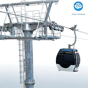 Dq Detachable Steel Cableway Eco-Friendly Commercial Outdoor Scenic Aerial Tramway for 5-10 Passengers Over 500kg Capacity thumbnail-2