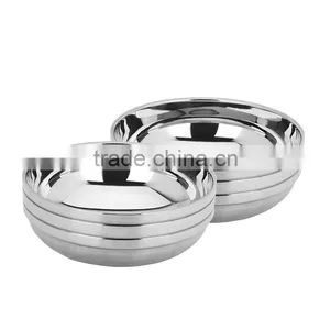 2016 Good Non-magnetic Food Stainless Steel Kitchen Bowls Set thumbnail-2