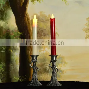 Wholesale 6 Inch Flameless LED Church Candle, LED Taper Candle, Christmas Led Candle Pink Flameless Candles Quality Choice thumbnail-3