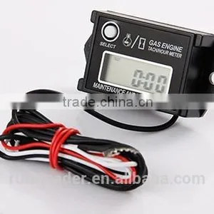 Digital Resettable Waterproof Inductive Tacho Hour Meter Used For Motorcycle,Marine,Boat,Snowmobile,Lawn Mower,Generator,Jet Ski thumbnail-2