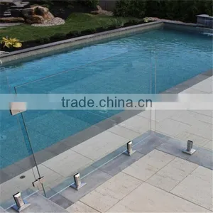 Frameless Glass Pool Fencing Glass Hardwares Glass Spigots thumbnail-3