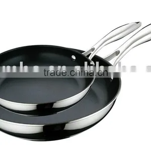 Stainless Steel Non-stick Double Fry Pan thumbnail-1