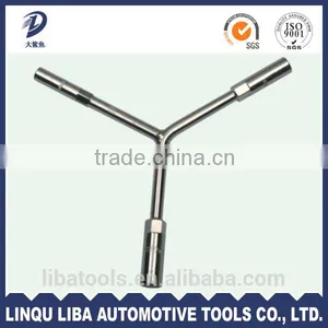 China Supplier Wholesale High Quality Carbon Steel Y Type Wheel Wrench thumbnail-2