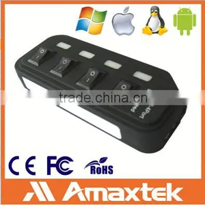 4 Port USB3.0 Hub With Idividual Switch and LED Indicator thumbnail-3