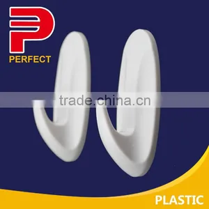 White Adhesive Removable Hooks thumbnail-1