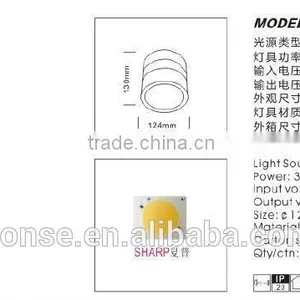 Ronse Led Surface Mounted Downlight Sharp Cob 30W High CRI High Lumens(RS-2611) thumbnail-6