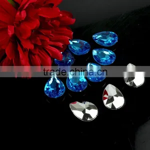 Acrylic Drop Sew on Crystal, Sew on Acrylic Rhinestone, Flat Back Acrylic Stone Wholesale thumbnail-2