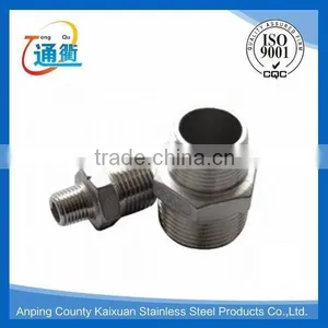 Express Casting Stainless Hexagon Reducing Nipple Fitting thumbnail-1