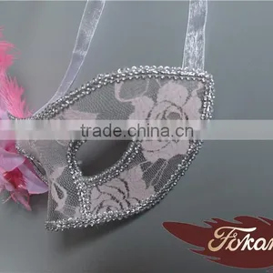 Wholesale Masquerade Mask Ostrich Feather Decorations thumbnail-2