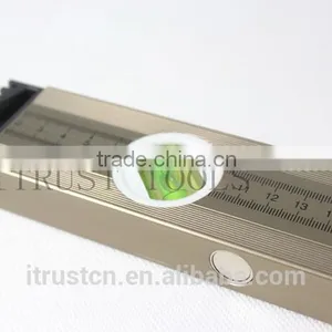 Gauging Tools Aluminium Spirit Level With Ruler and Good Bubble MT2050 thumbnail-3