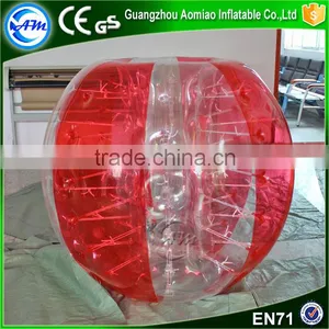 Hot Sale Red and Clear Inflatable Life Size Balls,bumper Pool Balls thumbnail-2