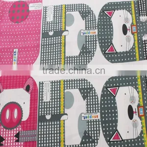 100% Cotton Textile Digital Print Lovely Cat Pattern Poplin Cotton Cloth Fabrics thumbnail-4