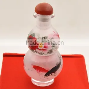 Chinese Antique Custom Handpainted Snuff Bottle thumbnail-1