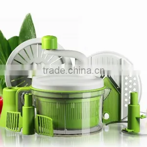 PP+ABS+S/S 23*20*26 Kitchen Tools Multifunctional Food Processor/kitchen King Pro Manual Food Processor/vegetable Grinder thumbnail-3