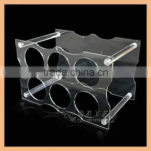 Transparent Acrylic Wine Display Rack for Bar Ware thumbnail-4
