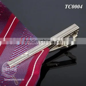 Men Style Multi Hundred Styles Simple Necktie Tie Clip Bar Pin Practical Blank Silver Metal Tie Bar Clips thumbnail-4