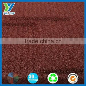 2.7kg/pcs Lightweight Recycled Stone Costed Villa Red Al-zn Roof Tile thumbnail-3