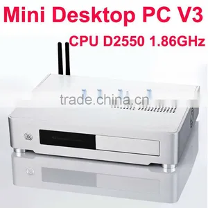 Mini Itx Aluminum Case Computer Silver Color Support 3D Max HTPC Home Theater Computer thumbnail-1