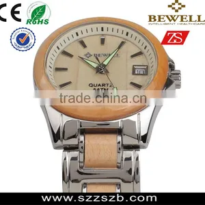 2016 Stainless Steel and Wooden Wrist Watch Ladies Watches thumbnail-3