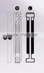 Die-casting Aluminium Radiator PR1001 thumbnail-2