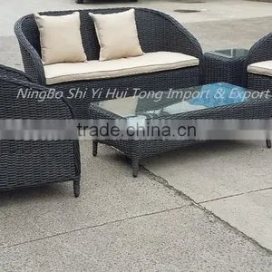 Good Sell PE Rattan Used Outdoor Sofa thumbnail-4