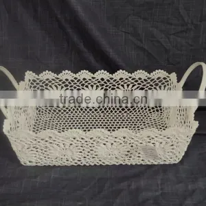 Creative Contracted the Manual Hook is Colored Make Fruit Storage Basket thumbnail-2