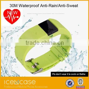 Premuim 1Inch OLED Bluetooth Smart Waterproof Bracelet / Wrist Band Sport 80mAh Smart Watch With Pedometer thumbnail-4