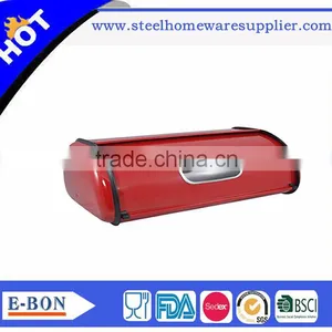 Wholesale Color Painting Stainless Steel Bread Bin Bread Box thumbnail-2