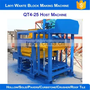 WANTE BRAND QT4-25 Brick Maching Machinery Building Material Machinery thumbnail-1