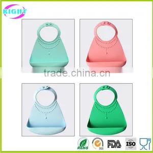 FDA Approved Cute Silicone Waterproof Baby Bib thumbnail-3