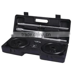 25KGS BLACK/CHROME DUMBBELL SET thumbnail-1