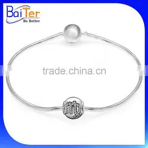 Custom Stainless Steel Sign Symbol Zodiac Bangle Bracelet Hand Stamped Virgo Cuff Bracelet thumbnail-3