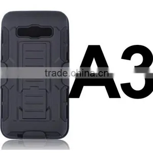 Hybrid Hard Armor Rugged Mobile Phone Case For Samsung Galaxy A3 A5 Stand Back Cover thumbnail-1