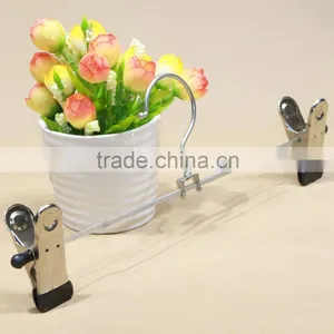 Wholesale Trousers Rack Metal Pant Hanger With Clips thumbnail-2